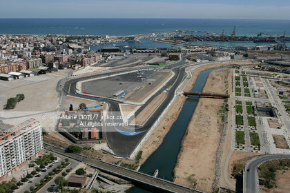 Vue aerienne de Valence, Espagne.photo© Jean-Marie Liot .