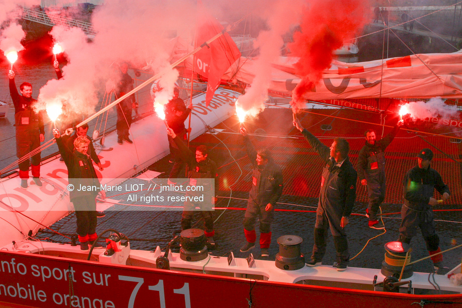 ARRIVEE ORANGE 2 BRUNO PEYRON