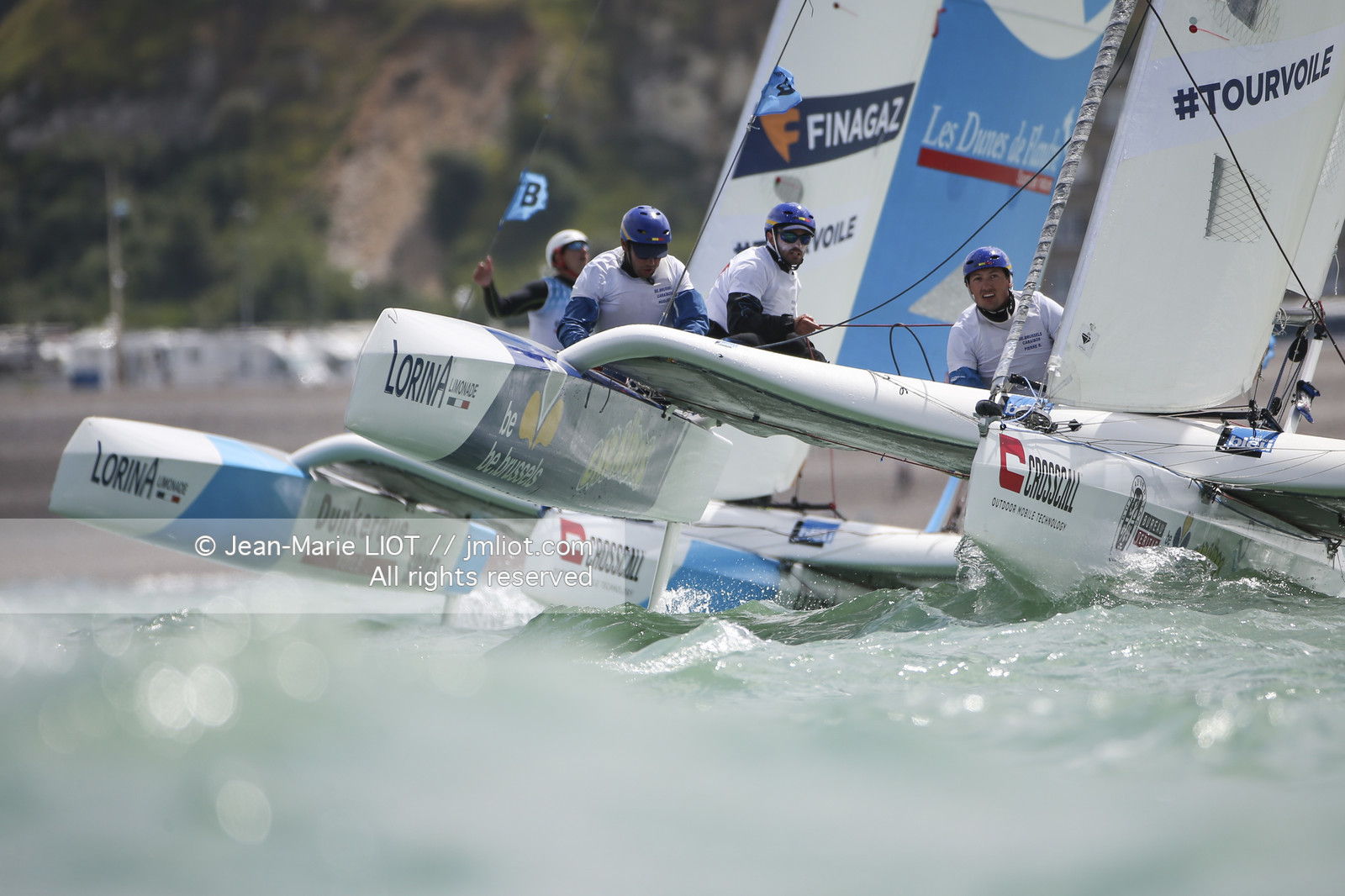 Tour Voile 2018, acte de Dieppe, le 10 juillet 2018..Photo : Jean-Marie LIOT   ASO