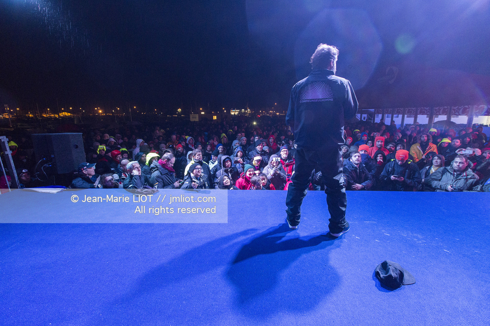 VENDEE GLOBE 2016-2017 - ARRIVEE ERIC BELLION - COMME UN SEUL HOMME