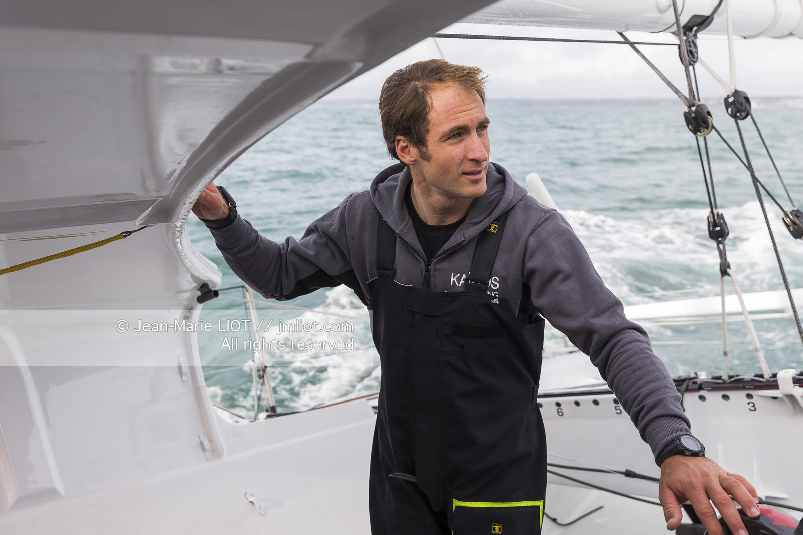 SAILING - TRANSAT JACQUES VABRE 2017 - FENETREA MIX BUFFET - ERWAN LE ROUX - VINCENT RIOU