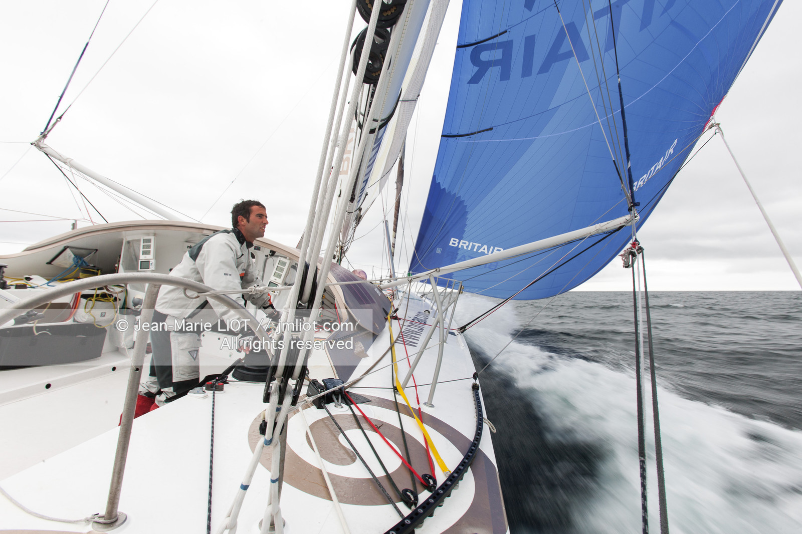 SAILING ARMEL LE CLEACH BRIT AIR IMOCA
