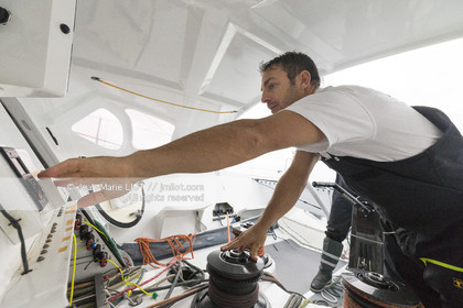 SAILING - TRANSAT JACQUES VABRE 2017 - FENETREA MIX BUFFET - ERWAN LE ROUX - VINCENT RIOU