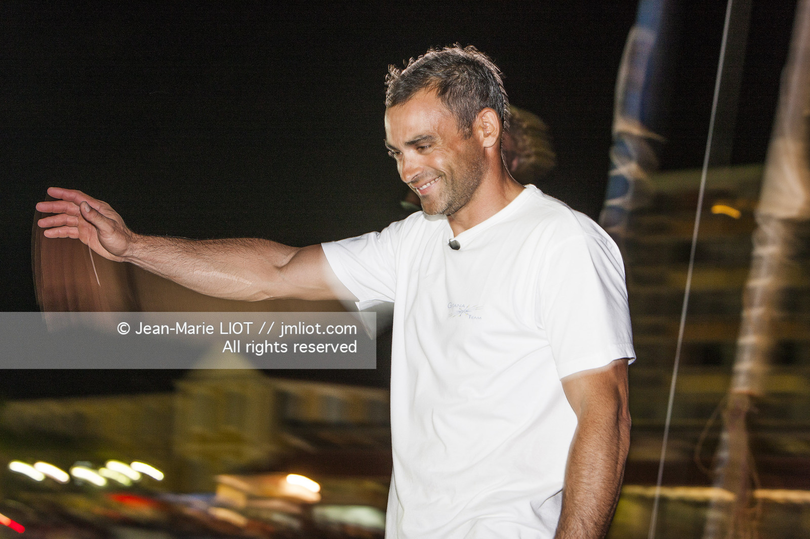 ROUTE DU RHUM 2010 - ARRIVEE YANN GUICHARD