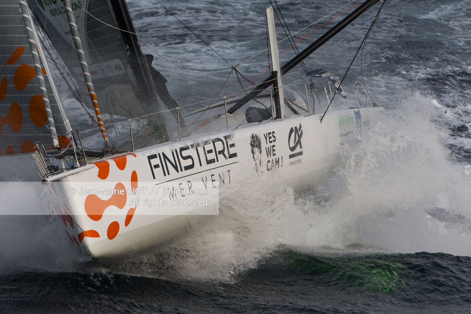VENDEE GLOBE 2016-2017 - JEAN LE CAM - FINISTERE MER VENT