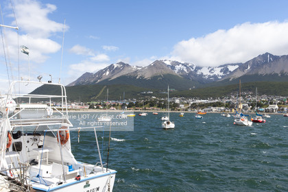 Ushuaia, Terre de Feu est la ville la plus australe du globe.Située à la pointe de l'Argentine cette province est la porte de l'antartique.photo © Jean-Marie Liot.