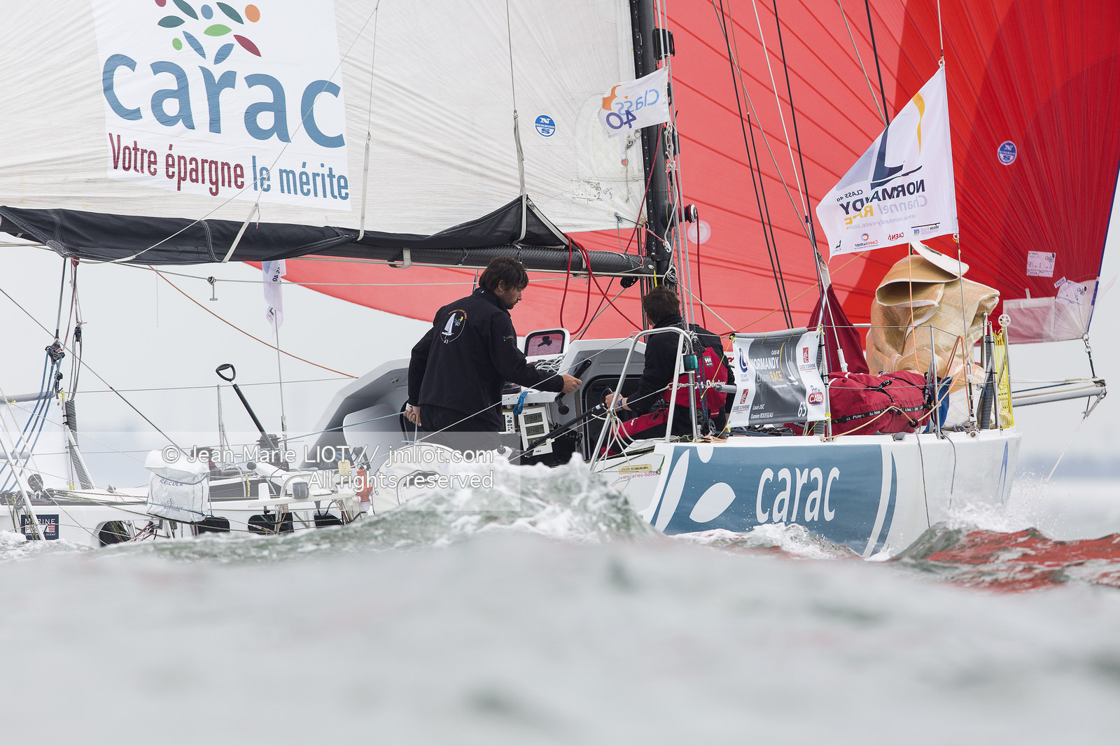SAILING - NORMANDY CHANNEL RACE 2014 - ARRIVAL