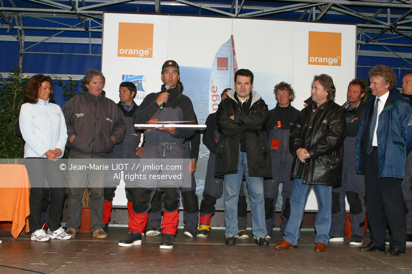 ARRIVEE ORANGE 2 BRUNO PEYRON