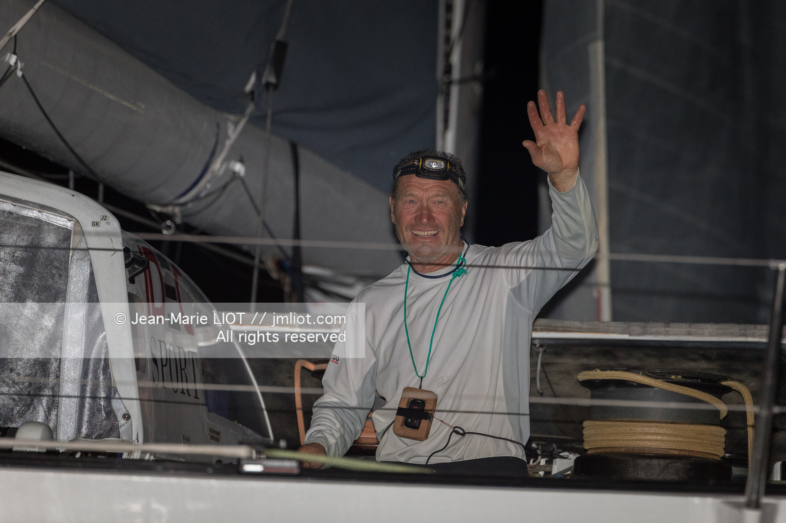 FRANCIS JOYON - ROUTE DU RHUM 2018 - ARRIVEE