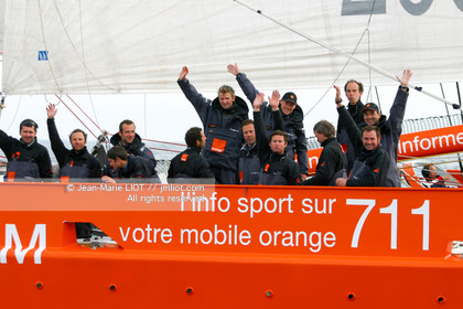 ARRIVEE ORANGE 2 BRUNO PEYRON