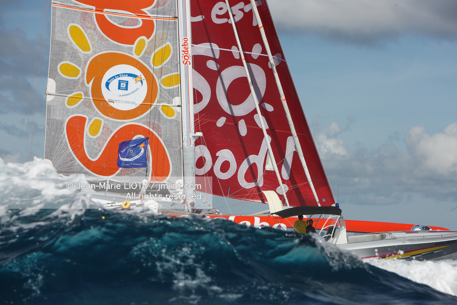 ROUTE DU RHUM 2010 - MAXI TRIMARAN SODEBO - THOMAS COVILLE