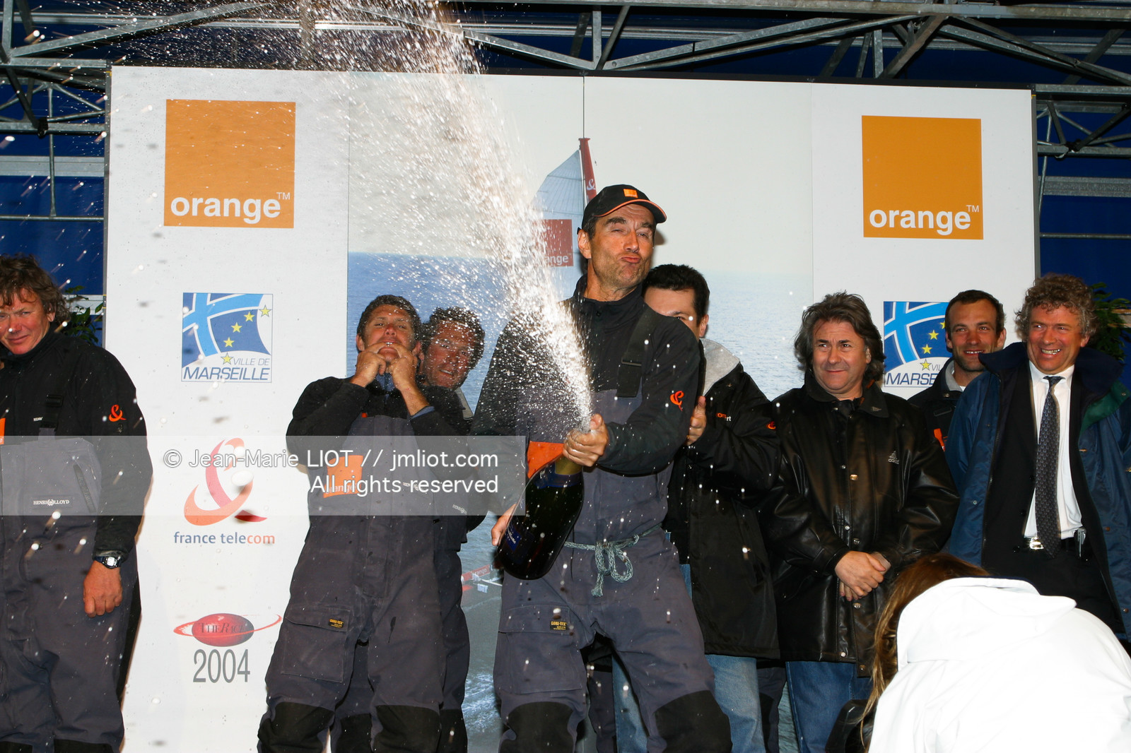 ARRIVEE ORANGE 2 BRUNO PEYRON