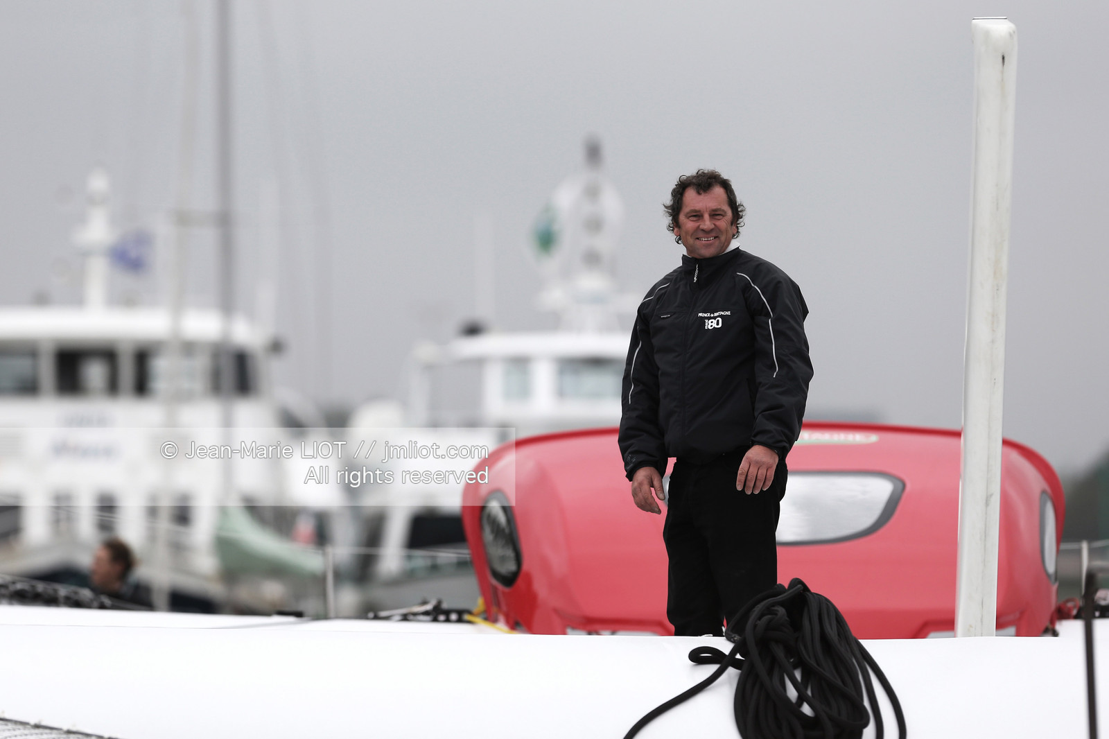 SAILING - MAXI 80 PRINCE DE BRETAGNE - LAUNCH.