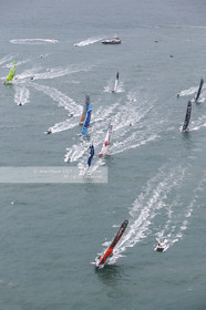 VENDEE GLOBE 2012-2013 - DEPART- JEAN-MARIE LIOT DPPI