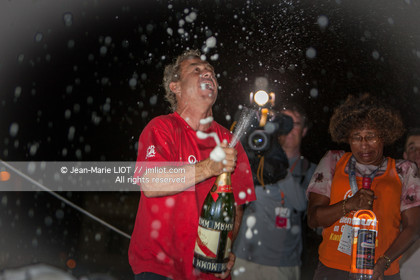 ROUTE DU RHUM 2010 - ARRIVEE DE ROLAND JOURDAIN