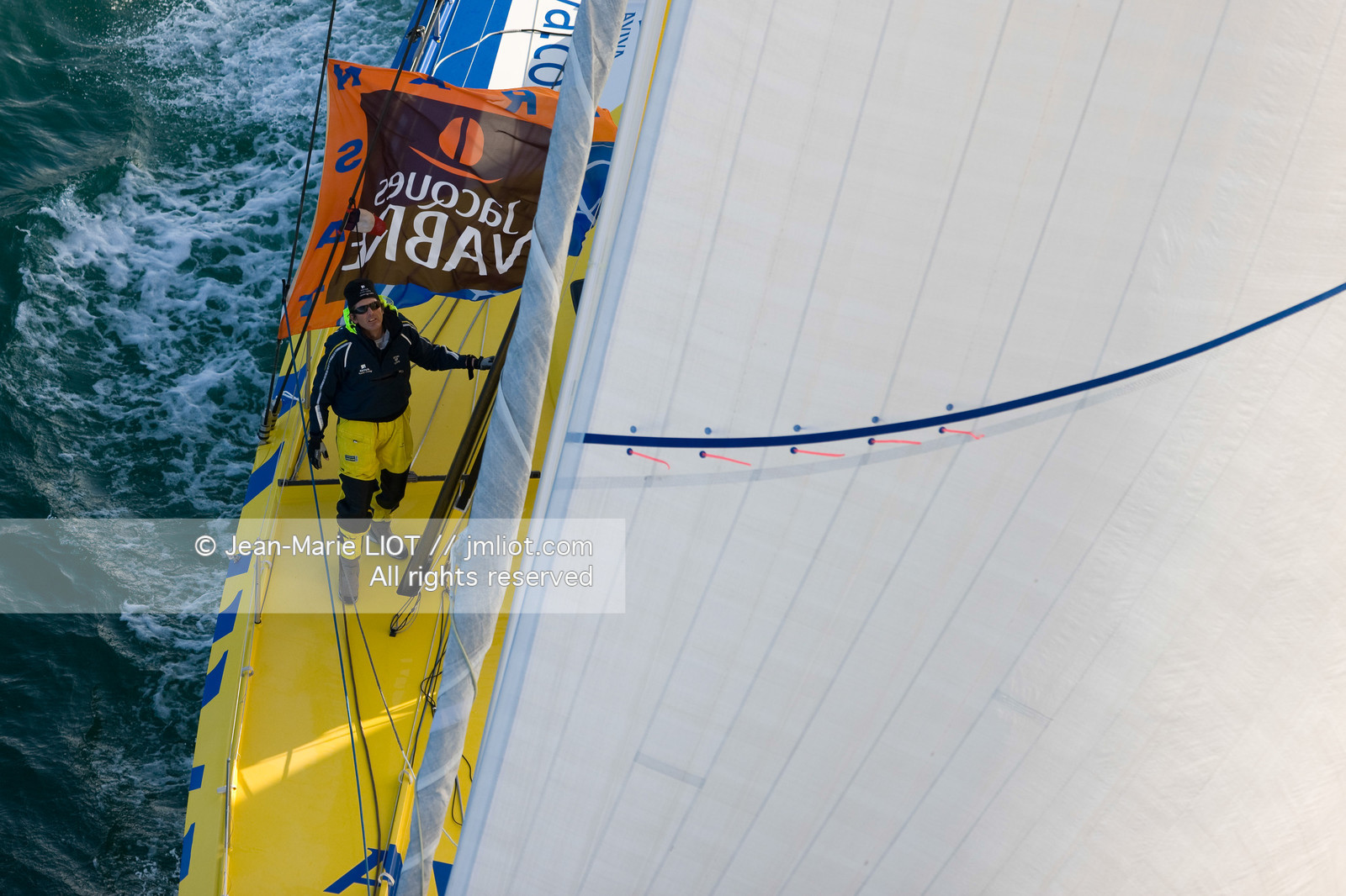 DEPART DE LA TRANSAT JACQUES VABRE.