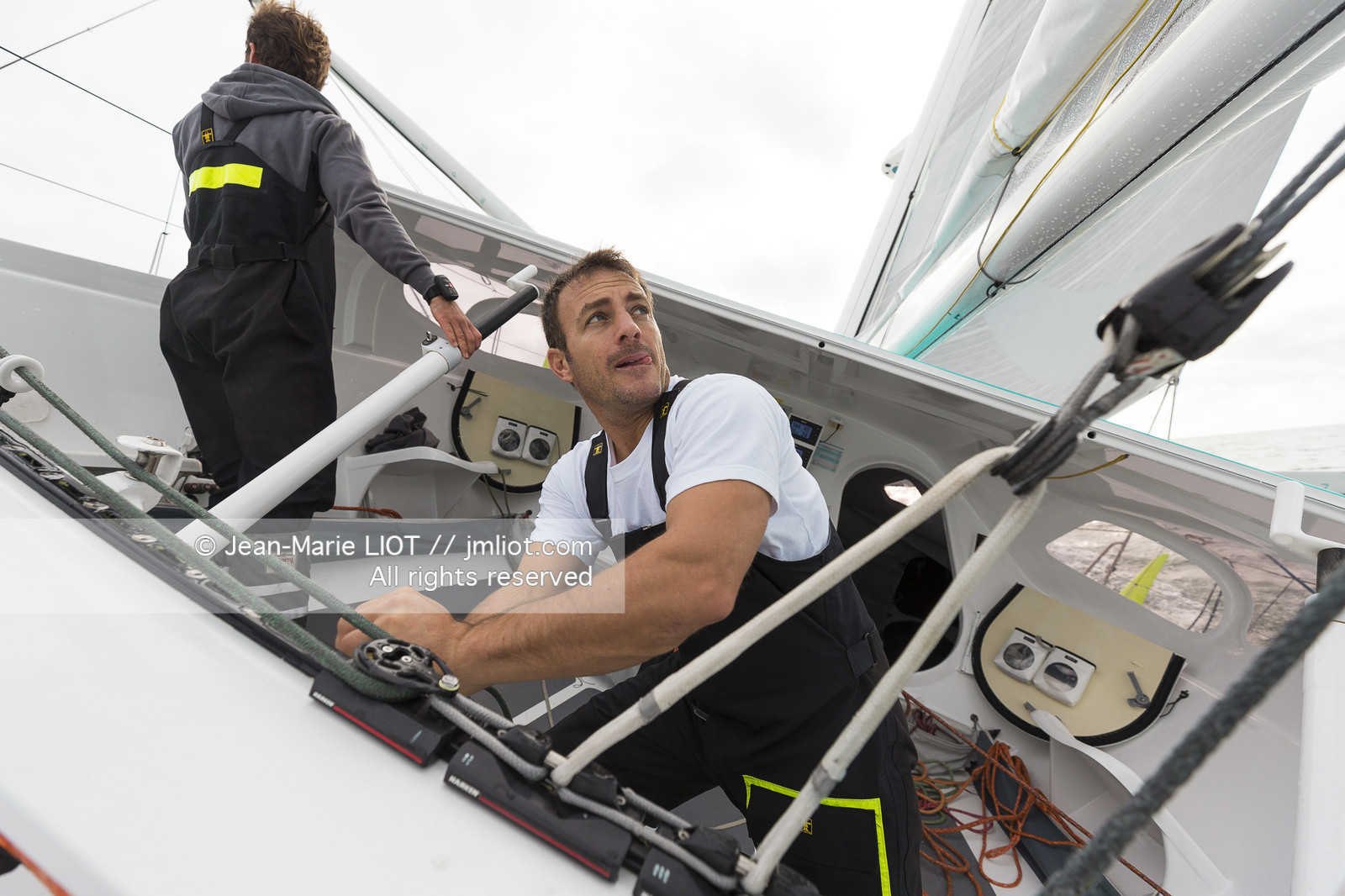 SAILING - TRANSAT JACQUES VABRE 2017 - FENETREA MIX BUFFET - ERWAN LE ROUX - VINCENT RIOU