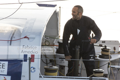 VENDEE GLOBE 2016-2017 - FABRICE AMEDEO - NEWREST-MATMUT - ARRIVEE