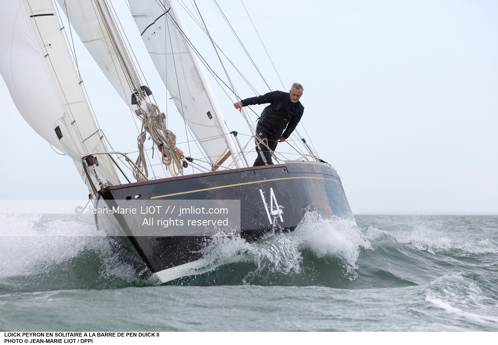 LOICK PEYRON A BORD DE PEN DUICK II