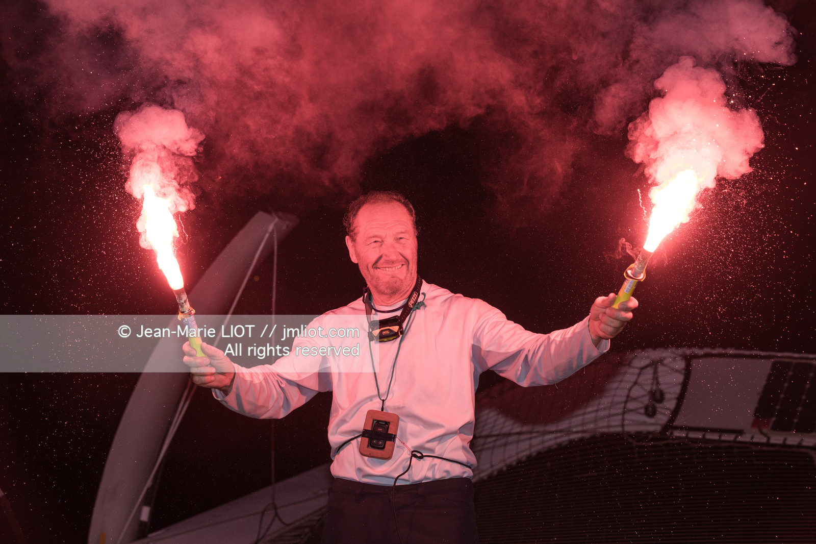 FRANCIS JOYON - ROUTE DU RHUM 2018 - ARRIVEE