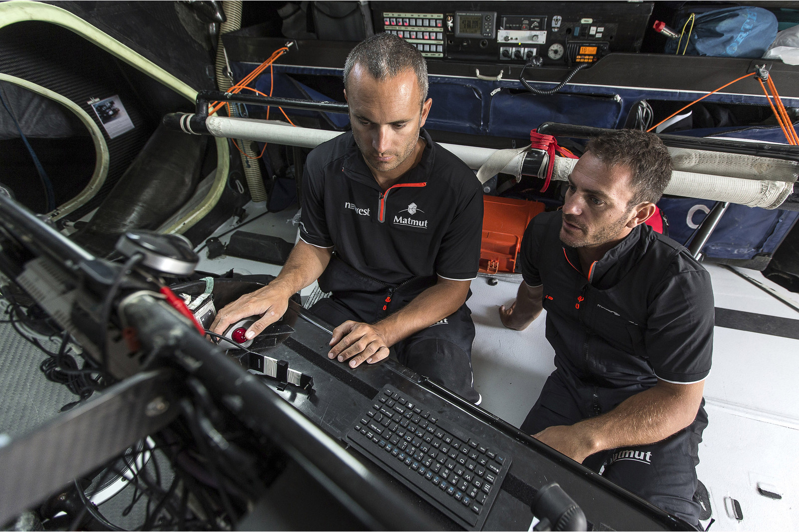 IMOCA NEWREST MATMUT - SKIPPER : FABRICE AMEDEO
