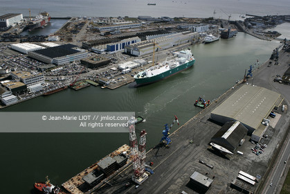 VUE AERIENNE DE SAINT NAZAIRE..© JEAN-MARIE LIOT
