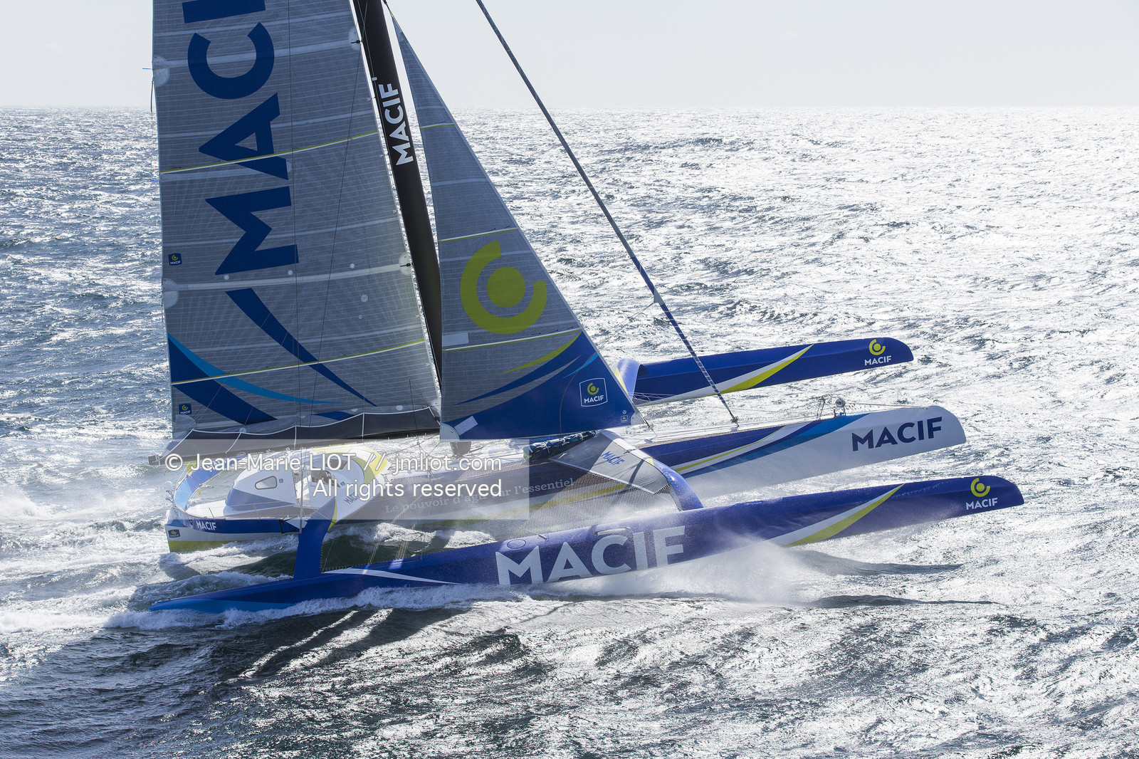 SAILING - ULTIME MACIF AERIAL MARCH 2016