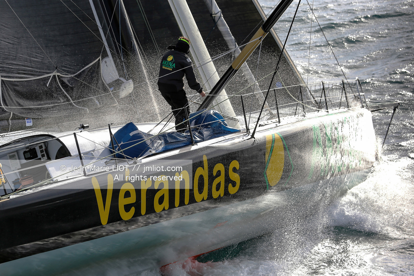 VENDEE GLOBE 2012-2013 - DEPART- JEAN-MARIE LIOT DPPI
