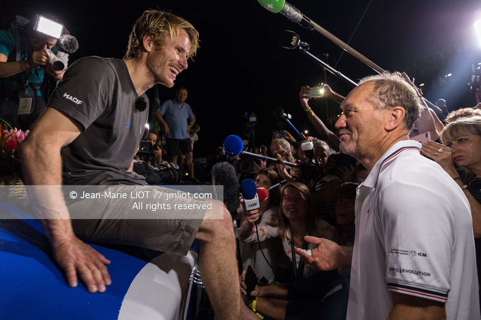 FRANCIS JOYON - ROUTE DU RHUM 2018 - ARRIVEE