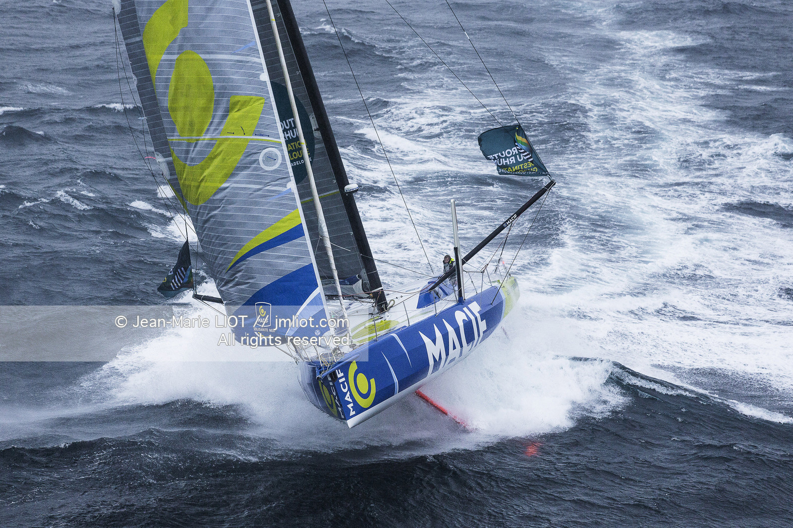 IMOCA - MACIF 2014 - BI RHUM AERIAL