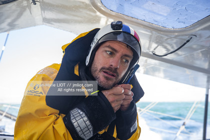 FABRICE AMEDEO ET ERIC PERON - TRANSAT JACQUES VABRE 2019 - A BORD