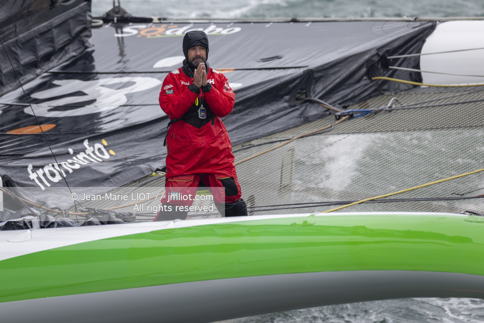 THOMAS COVILLE - ARKEA ULTIM CHALLENGE - ARRIVEE