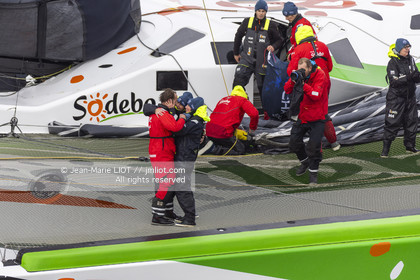 THOMAS COVILLE - ARKEA ULTIM CHALLENGE - ARRIVEE