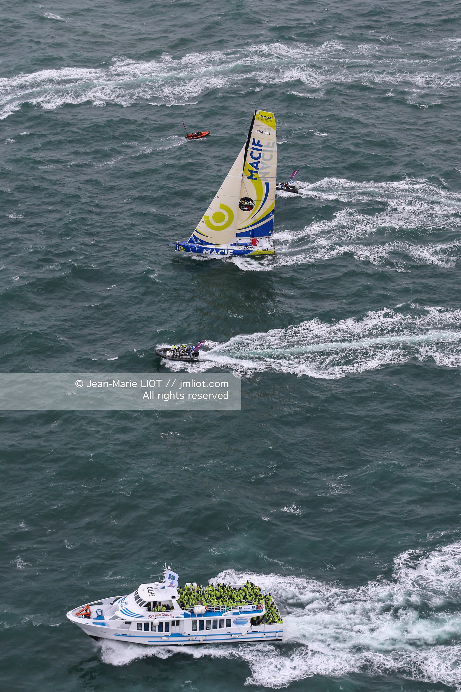 VENDEE GLOBE 2012-2013 - DEPART- JEAN-MARIE LIOT DPPI