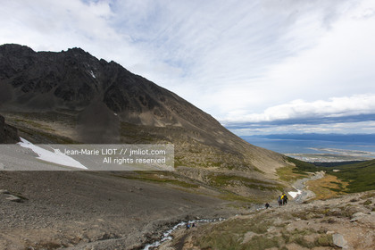 Ushuaia, Terre de Feu est la ville la plus australe du globe.Située à la pointe de l'Argentine cette province est la porte de l'antartique.photo © Jean-Marie Liot.