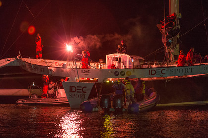 SAILING - IDEC SPORT JULES VERNE TROPHY RECORD ATTEMPT