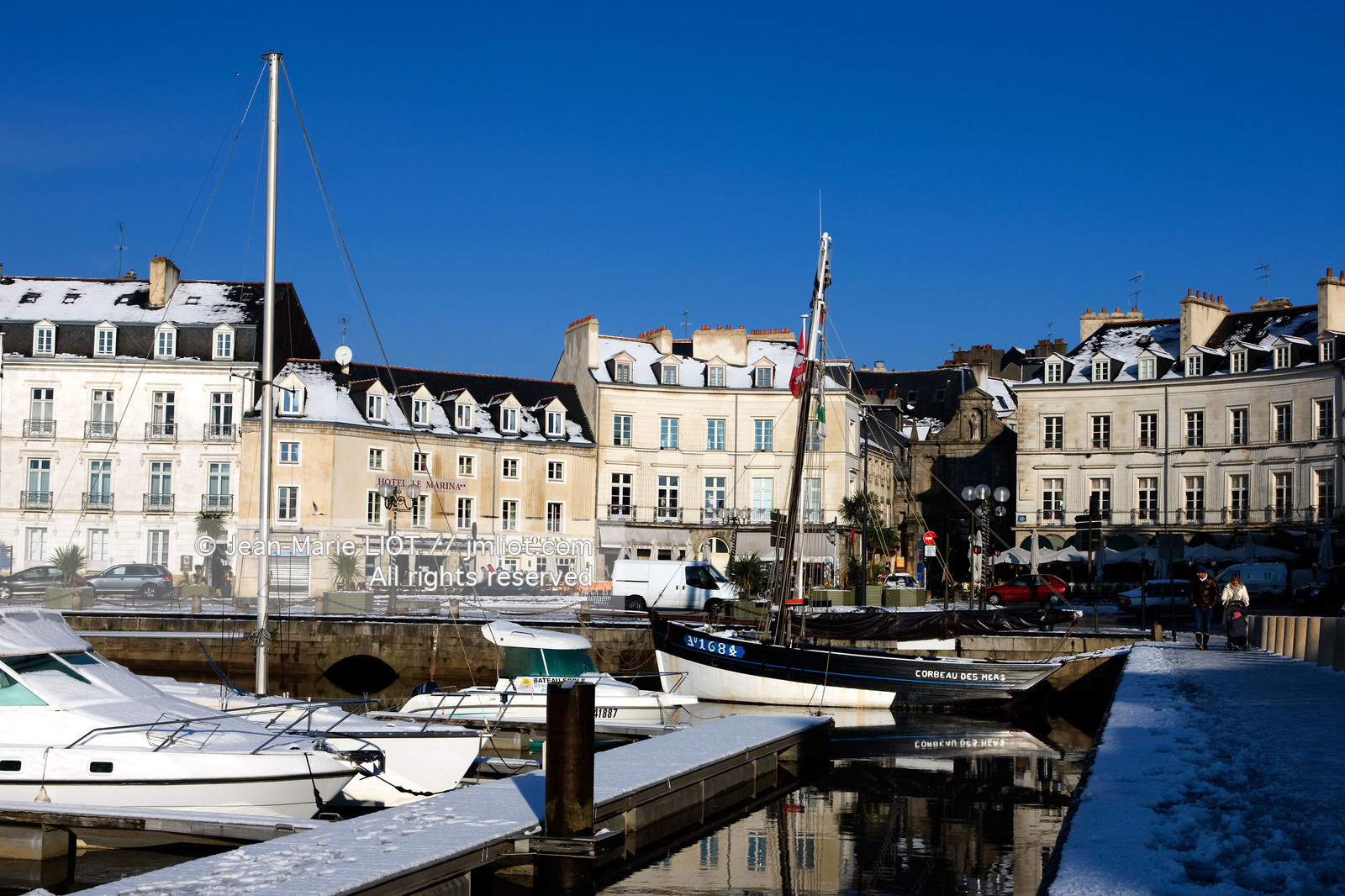 VANNES SOUS LA NEIGE