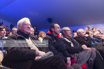 Les Sables d'Olonne, le 19 janvier 2017 arrivée d'Armel Le Cléac'h (FR) skipper de l'imoca Banque Populaire arrive 1er du Vendee globe 2016-2017. Photo © Jean-Marie Liot   DPPI