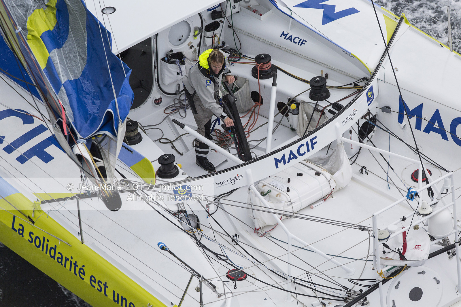 IMOCA - MACIF 2014 - BI RHUM AERIAL