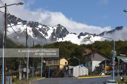 Ushuaia, Terre de Feu est la ville la plus australe du globe.Située à la pointe de l'Argentine cette province est la porte de l'antartique.photo © Jean-Marie Liot.