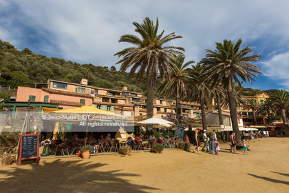 Port-Cros, au large d'Hyères dans le département du Var, petite île de 4 km de long est une réserve de la faune et la flore. Photo © Jean-Marie Liot.