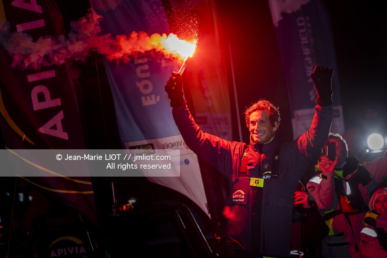 VENDEE GLOBE 2020-2021 - ARRIVEE CHARLIE DALIN