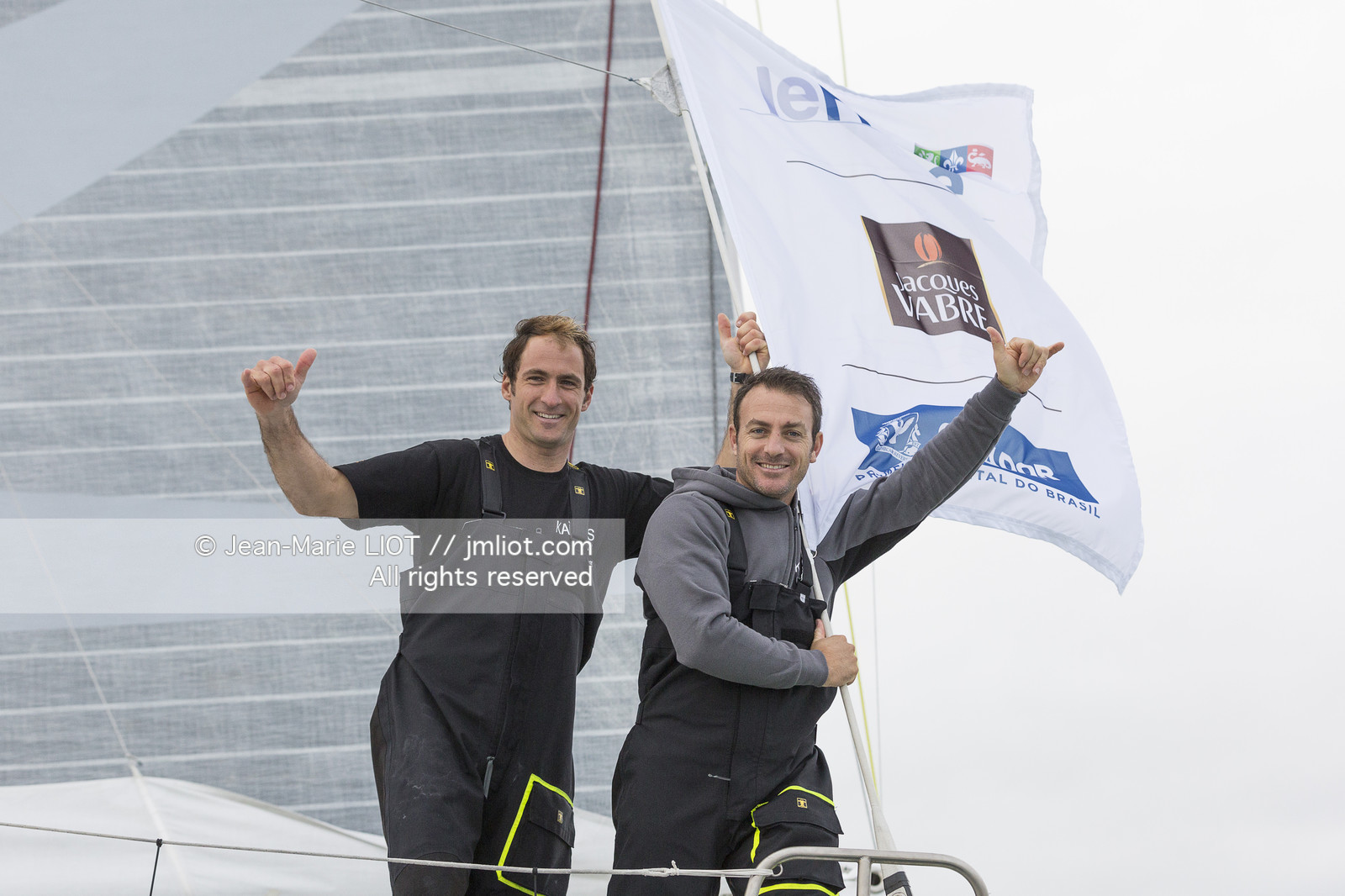 SAILING - TRANSAT JACQUES VABRE 2017 - FENETREA MIX BUFFET - ERWAN LE ROUX - VINCENT RIOU