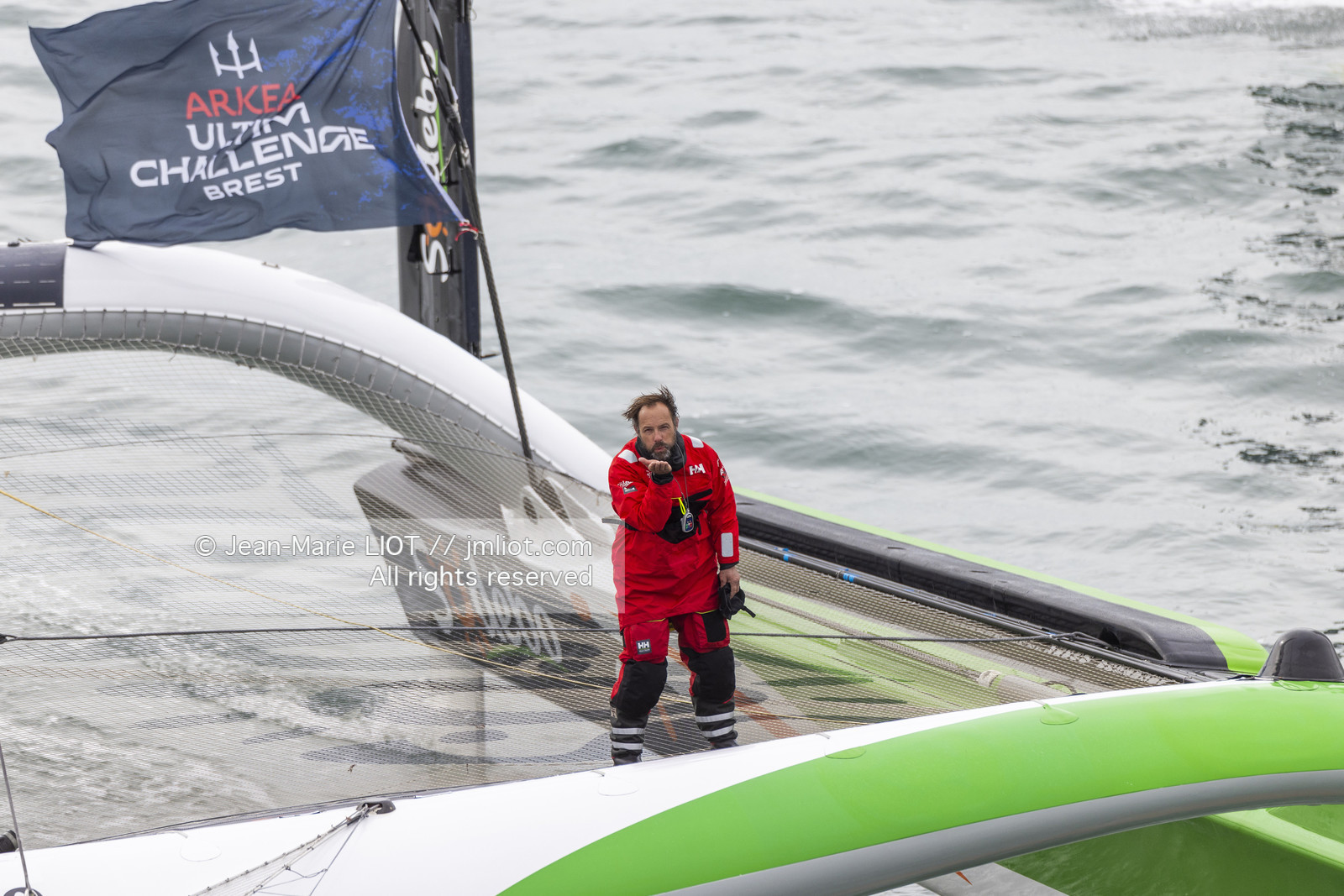 THOMAS COVILLE - ARKEA ULTIM CHALLENGE - ARRIVEE