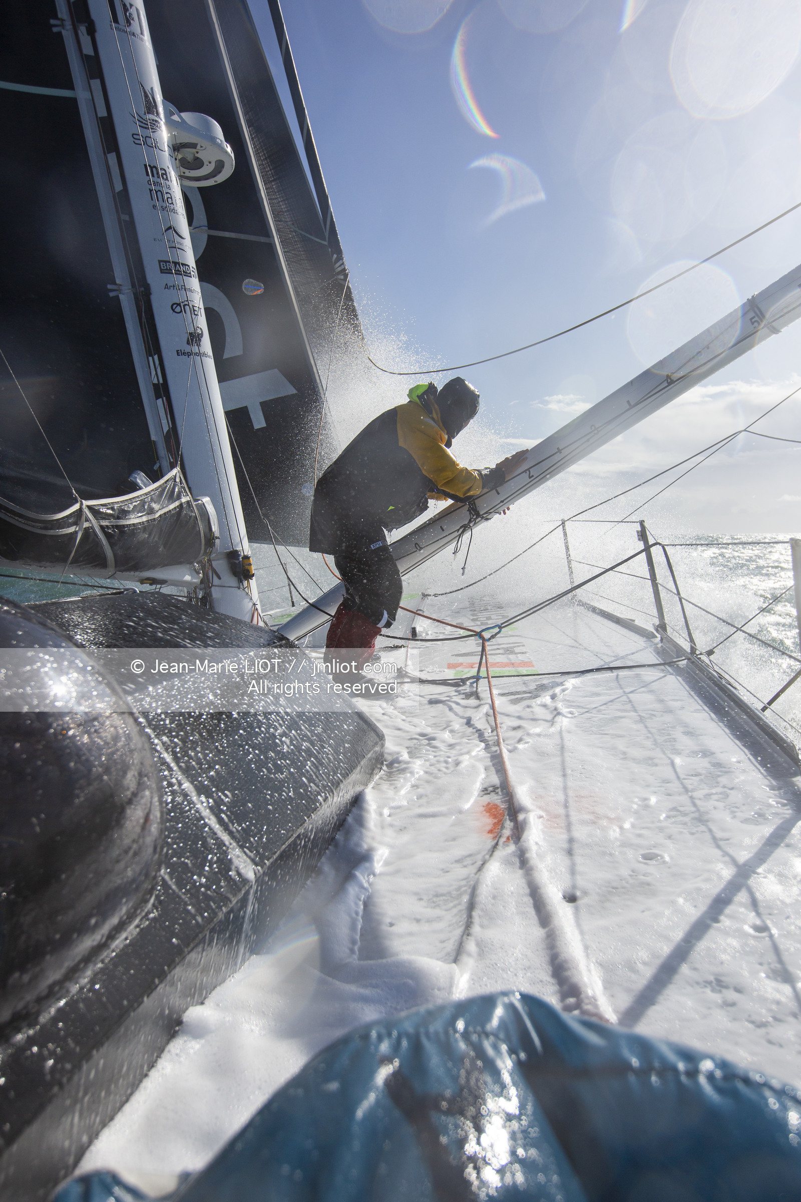 FABRICE AMEDEO ET ERIC PERON - TRANSAT JACQUES VABRE 2019 - A BORD