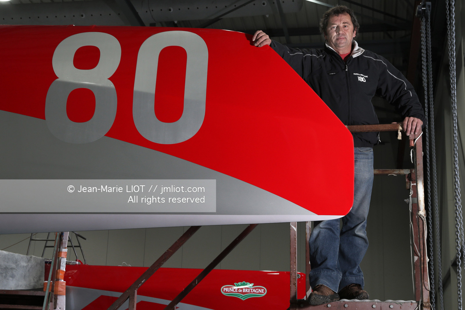 SAILING - MAXI 80 PRINCE DE BRETAGNE - SHIPYARD