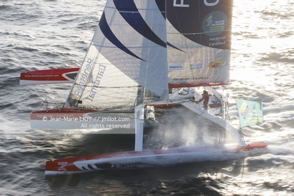 ROUTE DU RHUM 2014 - MULTI 50 FENETREA CARDINAL - ERWAN LE ROUX