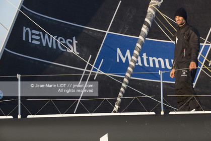 VENDEE GLOBE 2016-2017 - FABRICE AMEDEO - NEWREST-MATMUT - ARRIVEE
