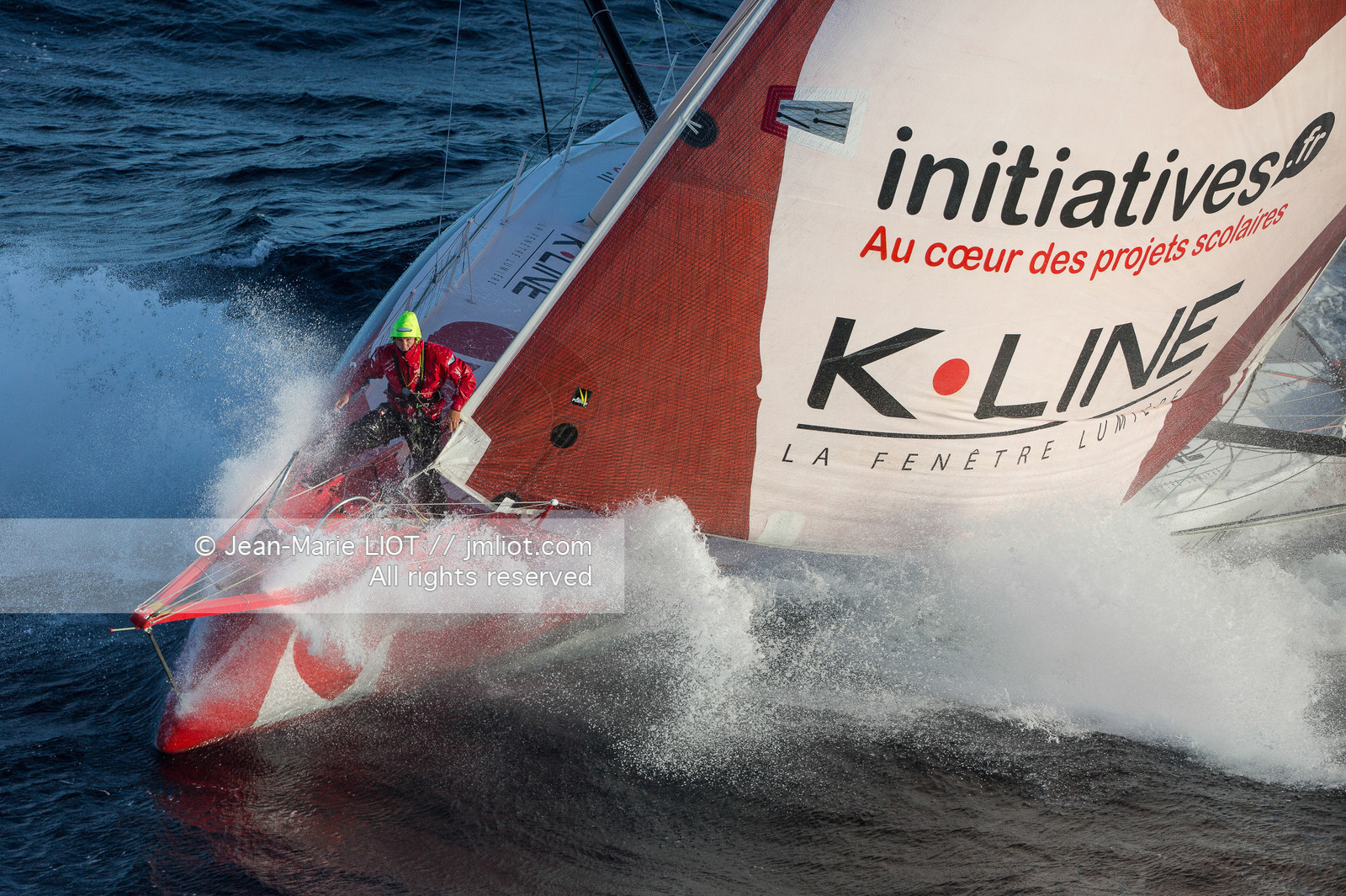 VENDEE GLOBE 2016-2017 - TANGUY DE LAMOTTE - INITIATIVES COEUR