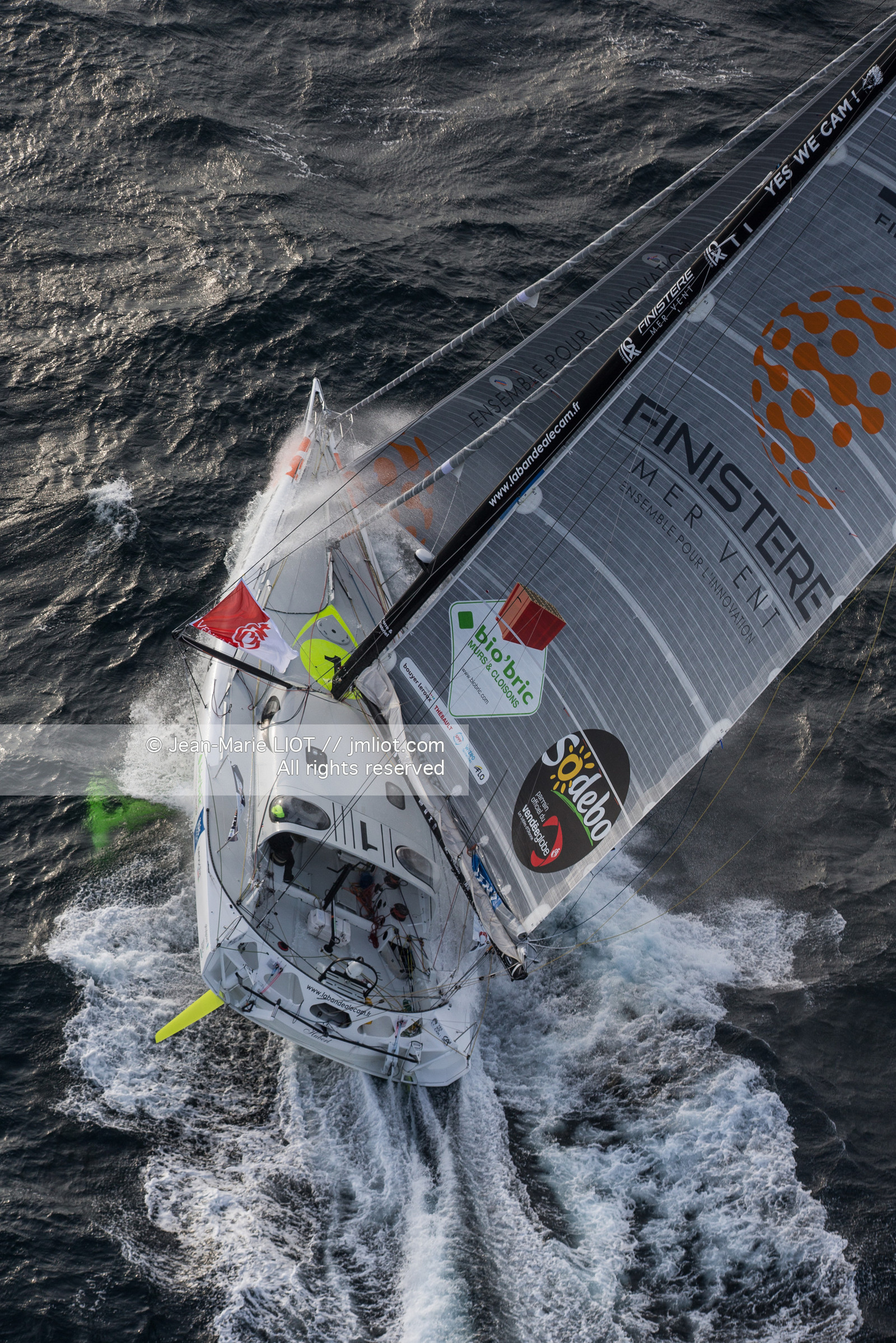 VENDEE GLOBE 2016-2017 - JEAN LE CAM - FINISTERE MER VENT